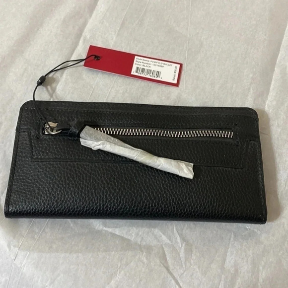 Circus Sam Edelman Black Bi Fold Credit Card Wallet - Picture 3 of 5